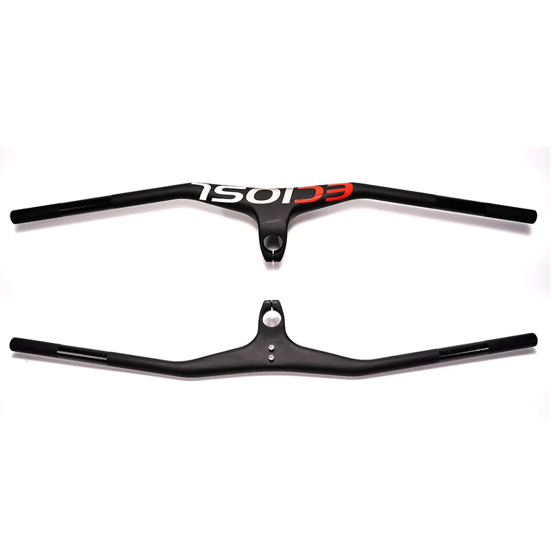 

ECIOSL Carbon Mtb Handlebars and Stem 28.6mm -17° Integrated Handlebar for Mountain Bike 680~800-70/80/90/100mm Bicycle Parts