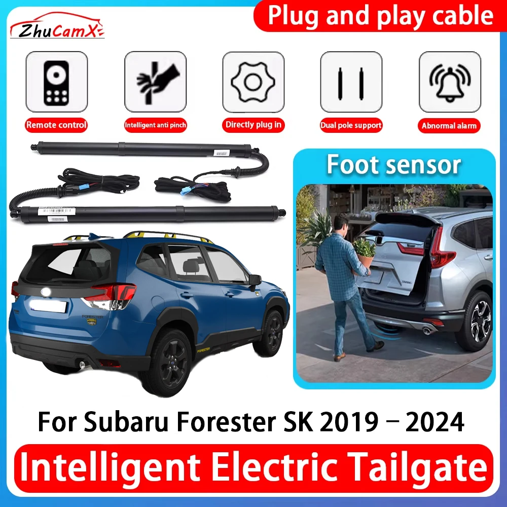 

ZhuCamX Car Power Trunk Electric Suction Tailgate Intelligent Tail Gate Lift Strut For Subaru Forester SK 2019–2024