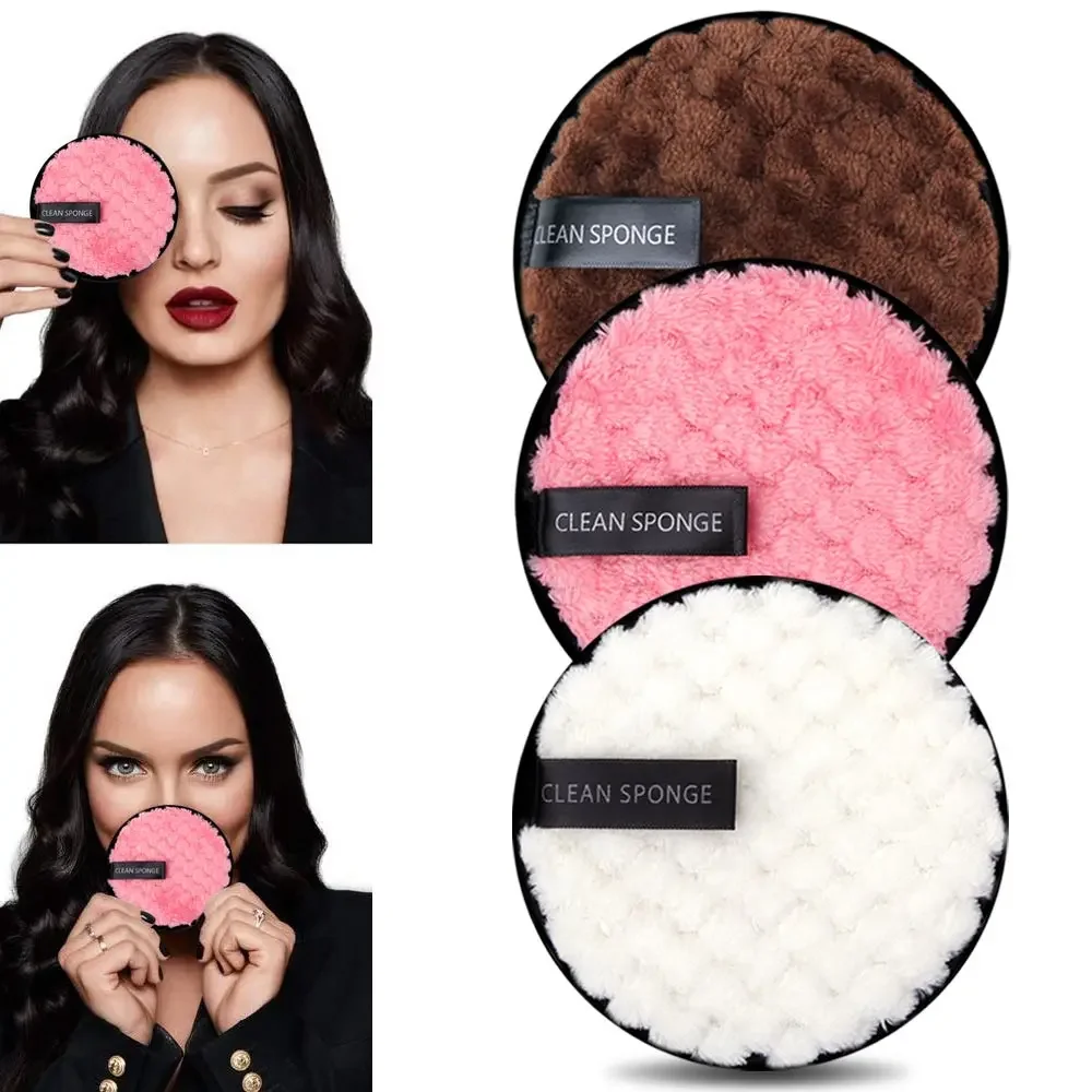 مزيل مكياج الوجه ، نفخة البوليستر ، مسحوق إزالة كسول ، إسفنجة تنظيف الجسم ، تنظيف الوجه الناعم ، أداة مستحضرات تجميل ، 1 + #2