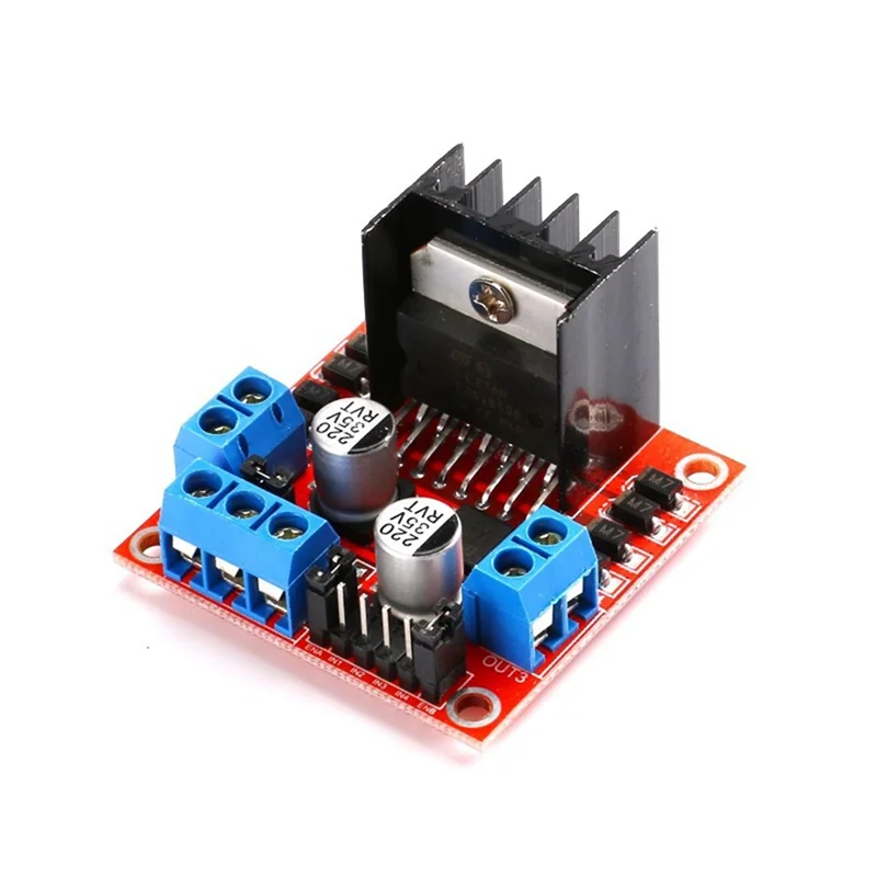 A32T-L298N Motor Driver Board Module Ideal For Robotics And Smart Car Projects Dual H-Bridge Stepper Motor Driver Board Module 2