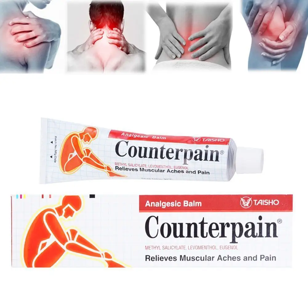 3PCS 120g Counterpain Thailand Analgesic Balm Relieves Muscle Aches And Pain Relieve Pain Balm Rheumatoid Arthritis Ointment