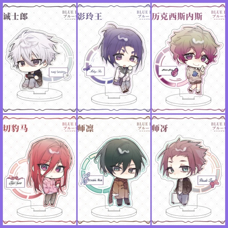 10 سنتيمتر أنيمي الأزرق قفل الشكل مايكل كايسر Itoshi Sae Rin Itoshi حامل أكريليك صغير نموذج لوحة زخارف مكتب لعبة المشجعين الهدايا #1