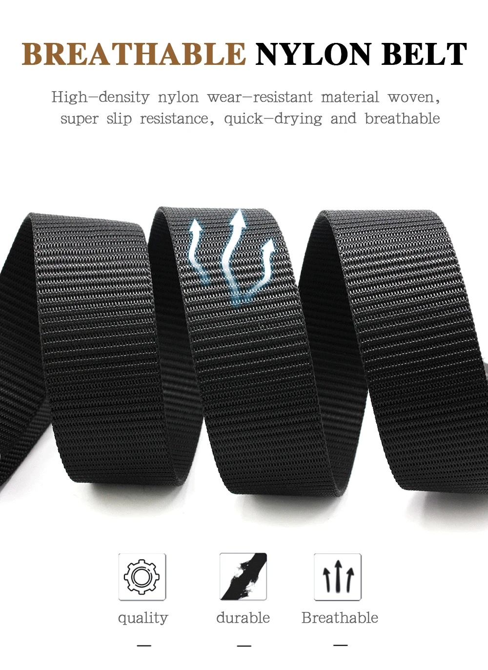 حزام نايلون جيد التهوية للرجال والنساء ، حزام الجيش التكتيكي للذكور ، أحزمة قماش عسكرية ، حزام كوميربوند #5