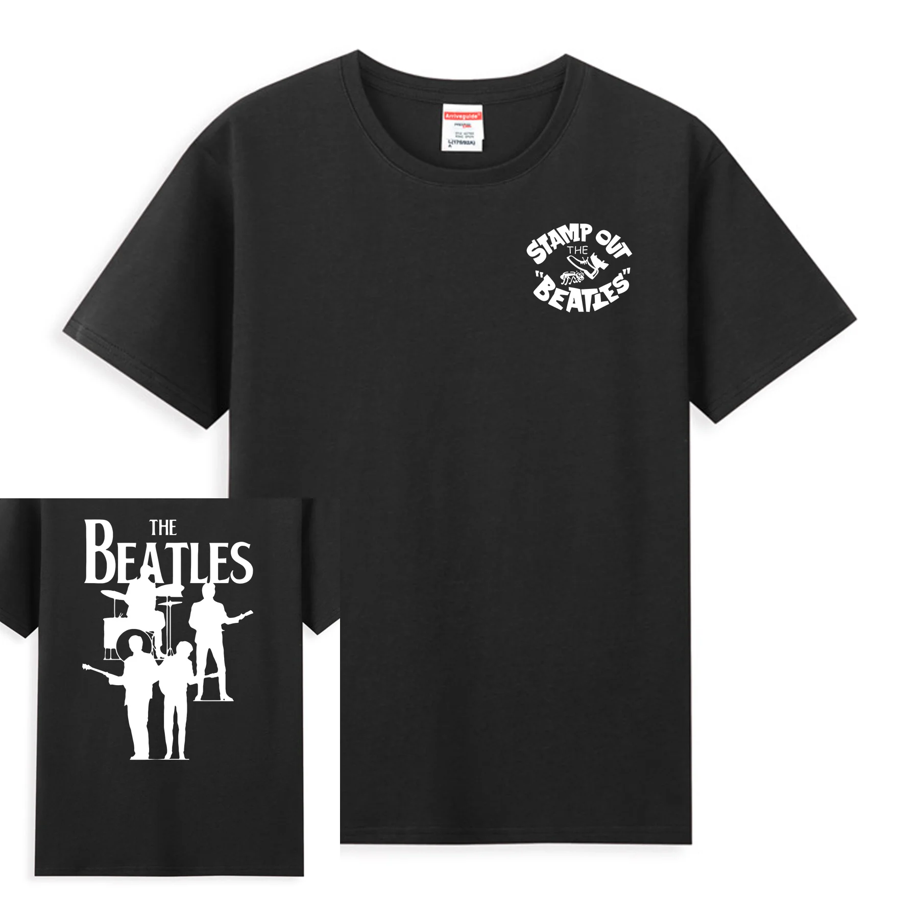 

Casual Graphic T-shirt Round Neck Move Humor Graphic Leisure Guitarist Casual The Beatle Handsome Excellent Musician 3 Tshirt