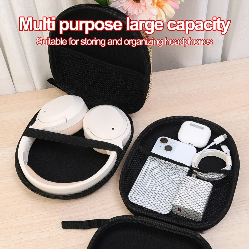 Universal Hard Shell Large Carrying Headphones Case Headset Travel Bag for Sony Bose JBL Waterproof Protectors Storage Cover