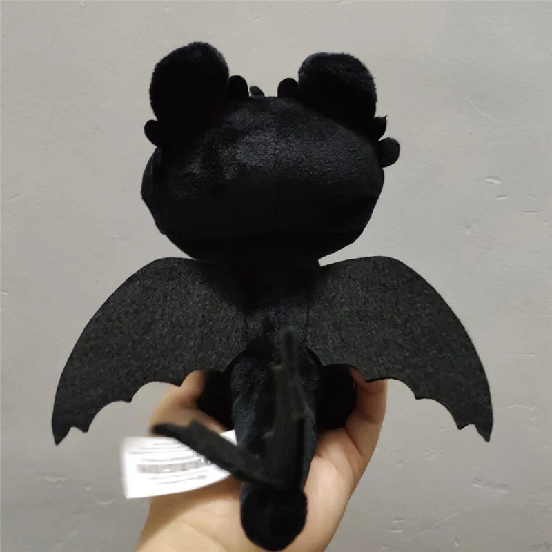 22cm Dragon Stuffed Dolls  Light Fury Toothless Night Plush Toy Soft White Dragon for Kid Dropshipping