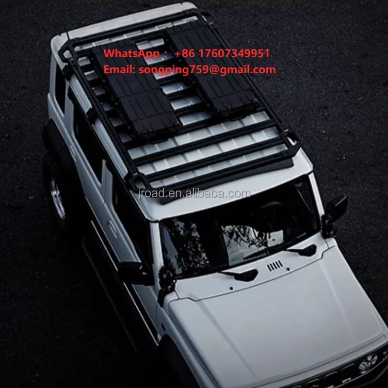 Jimny Roof Rack Luggage Carrier Exterior Accessory Offroad Roof Rack for Suzuki Jimny JC74