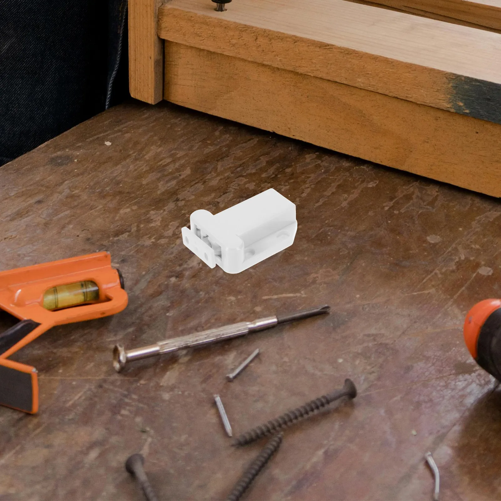 

4 комплекта невидимых кнопочных защелок для дверей шкафов и ящиков, современные минималистичные пружинные дверные фиксаторы для кухни, ванной комнаты, гардероба