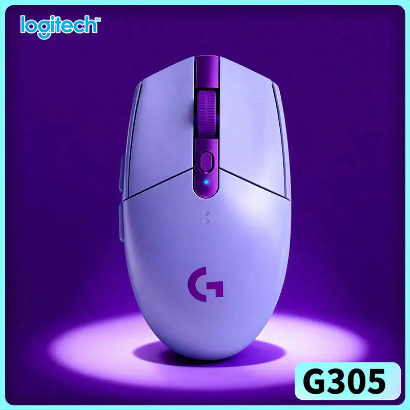 

Logitech G305 LIGHTSPEED Wireless Mouse, 12000 DPI HERO, 6 Custom Keys, 250h Battery, 99g, PC Mac Gaming