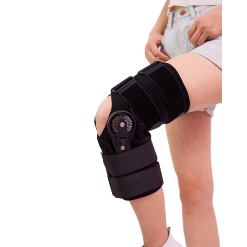 1Pc Stabiele Scharnierende Brace Linker Rechterbeen Knie Ondersteuning Voor Kniegewricht Ligament Ondersteuning Pees Voor Mannen Vrouwen Knie Immobilisator