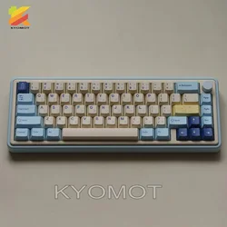 KYOMOT 156 Keys Yogurt Theme Key Caps Cherry Profile PBT DYE SUB Keycaps for MX Switch Custom GMK Split Mechanical Keyboard Caps