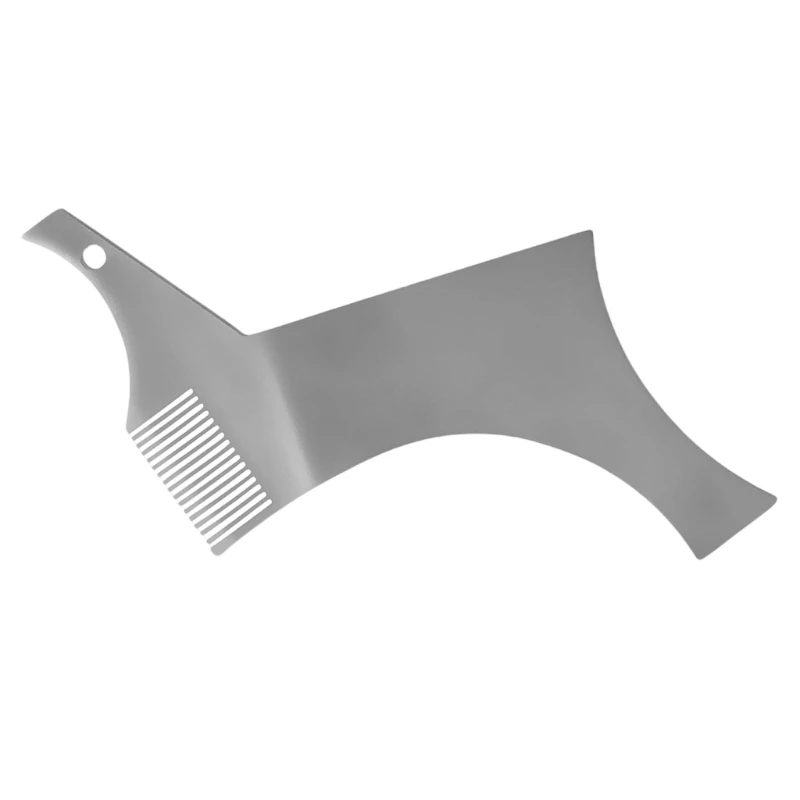 수염 머리 빗 남자 수염 쉐이핑 스타일링 템플릿 남자 면도 도구 빗 Dropshipping