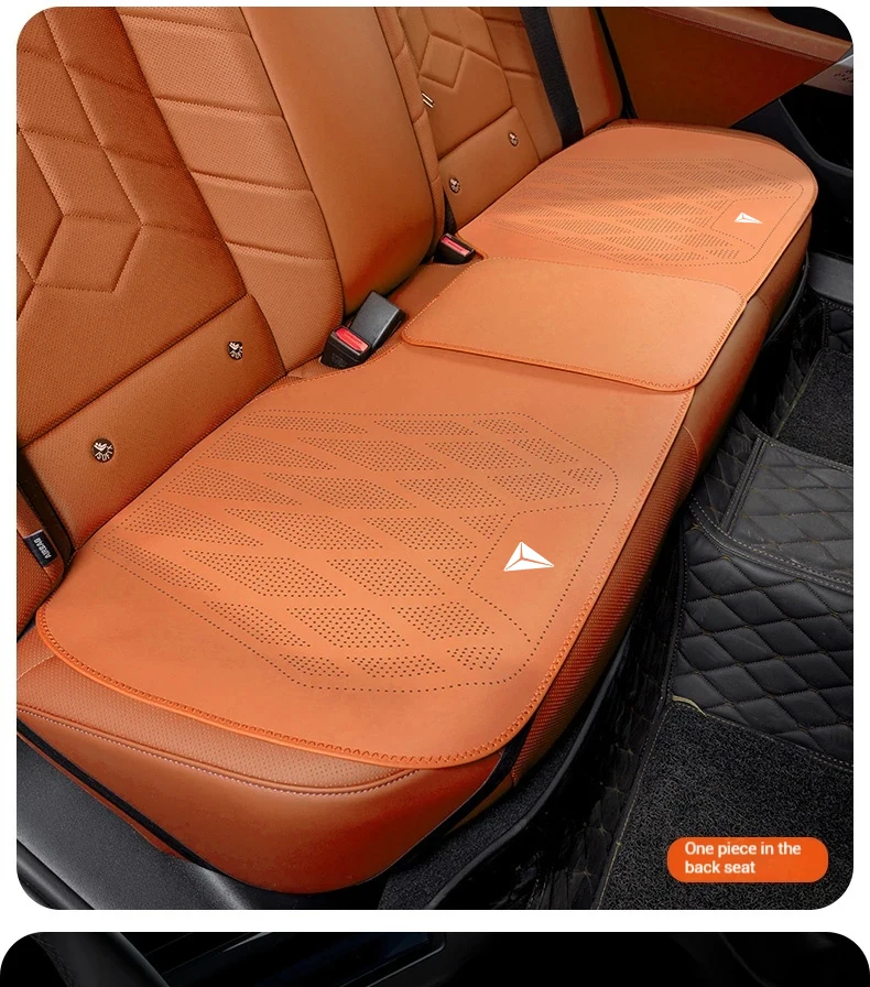 Nappa-Leder Autositzkissen, Rutschfeste Ganzjahres-Autositzauflage, Für Deepal S7 S07 SL03 S05 G318 2025 2026, Auto-Zubehör – Detail 10