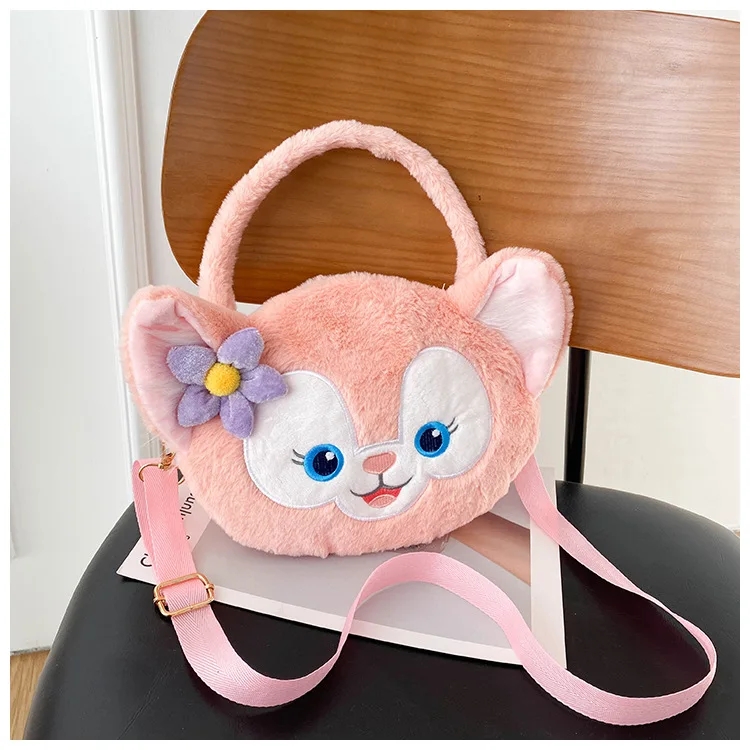 Duffy der Neue Freunde Kawaii Disney Fuchs Linabell Gestopft Plüsch Tasche Schöne Rosa Fuchs Linabell Tasche Geschenke Für Kinder Mädchen