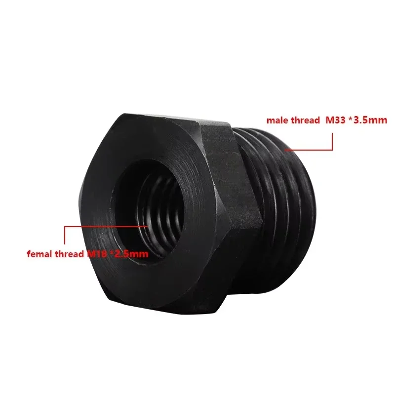 Adaptateur de mandrin de tour à bois M33x3.5/M18x2.5/1-8TPI/ 3/4 \'x16 pour accessoires de tour à bois adaptateur de broche de filetage de vis