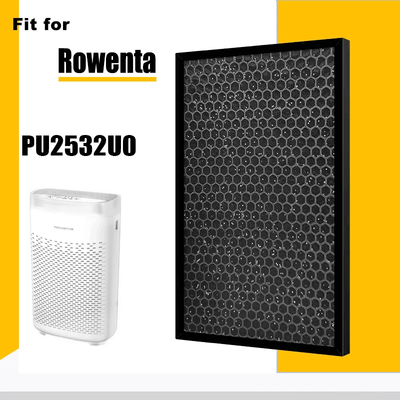 

2in1 Active Carbon Dust Hepa Filter XD6220U0 Fits for PU2532U0 Rowenta Pure Air