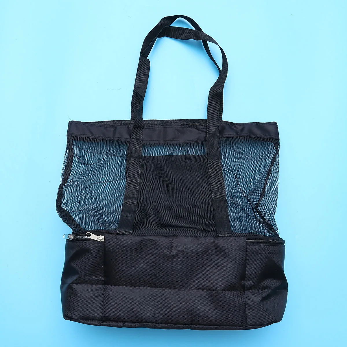 

Double Layer Insulated Cooler 20L Portable Mesh Food Storage Tote For Camping Picnic Outdoor Shopping Thermal Lunch Bag