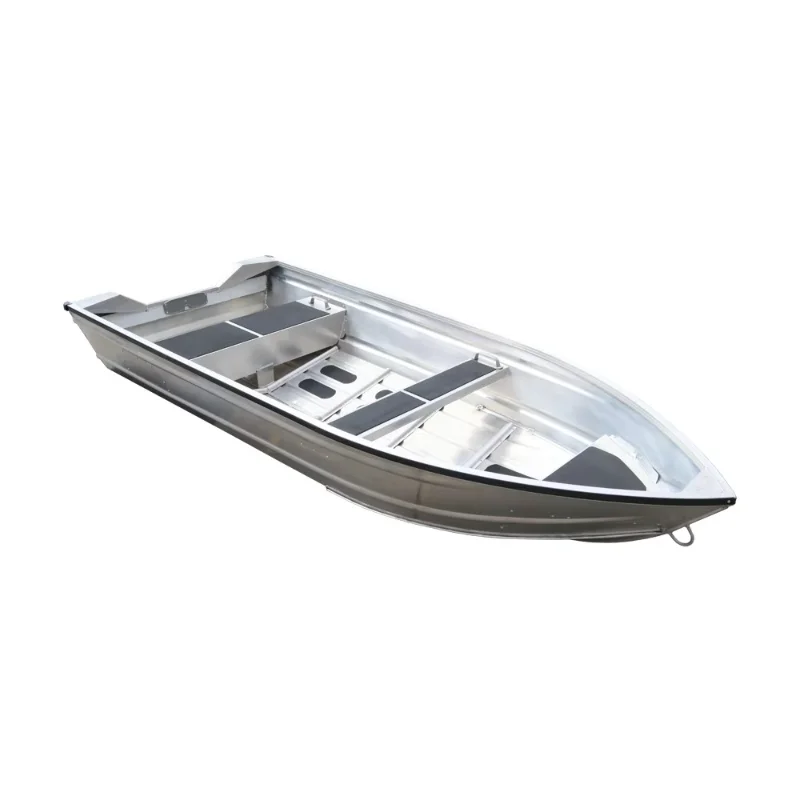 

Fully welded flat-bottomed small aluminum fishing boat (10-, 11-, 12-, 14-, 16-, 17-foot options)