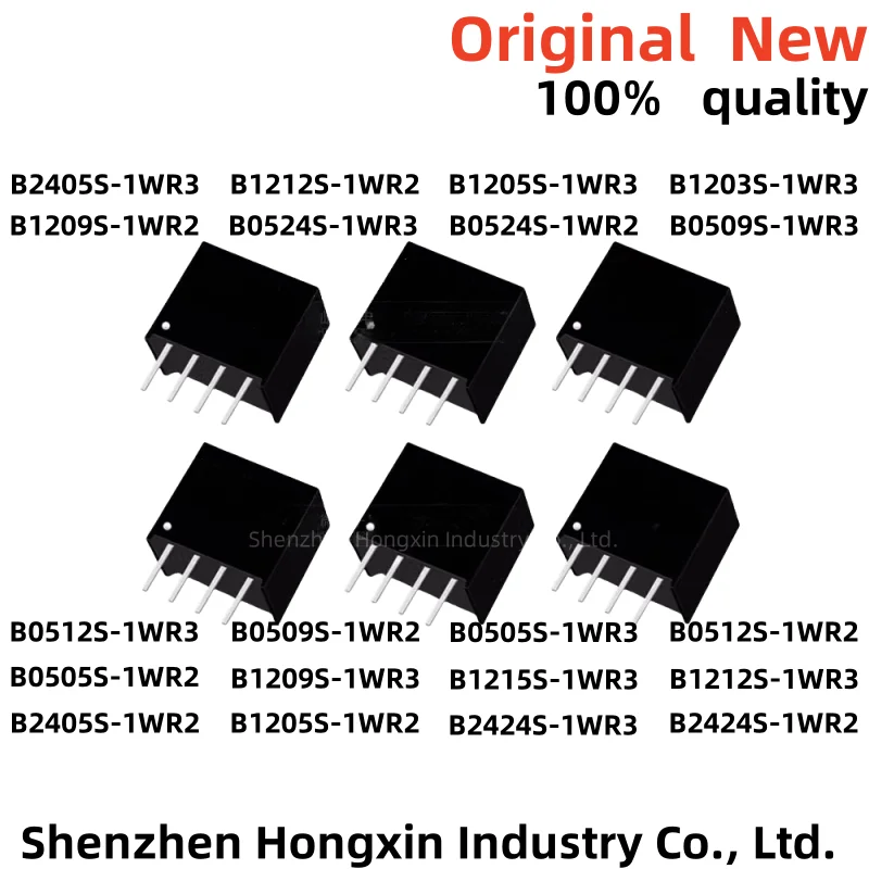 

1pcs B0505S-1WR2 B0505S B0509S B0512S B1205S B1205S-1WR2 B1212S B1212S-1WR2 B1212S-1WR3 B2405S B2424S 1W Power Module Converter