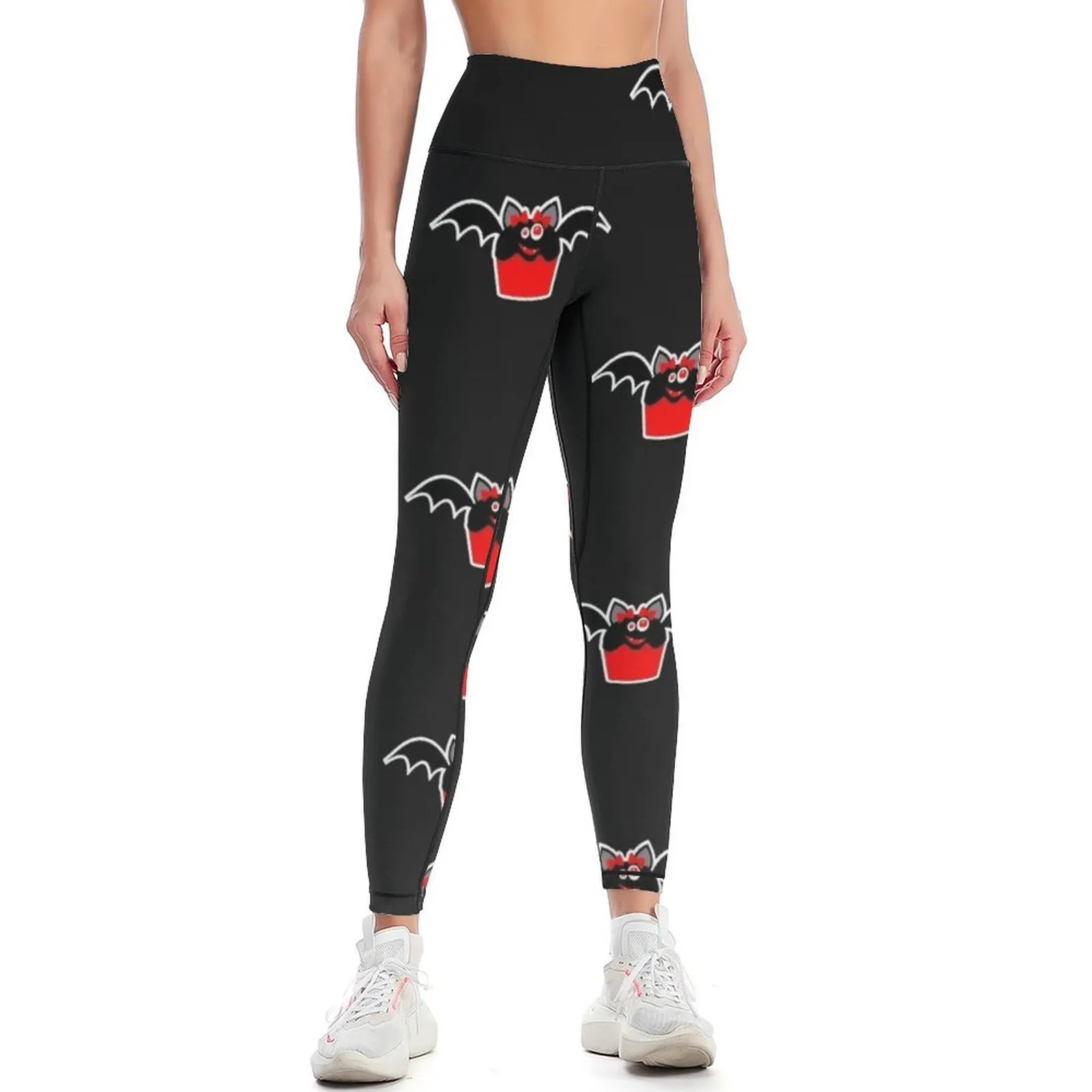 

Halloween Bat Cake Girl VEMPIRE Halloween Bat Cake Meme Leggings Women's tights Fitness's gym clothes Womens Leggings