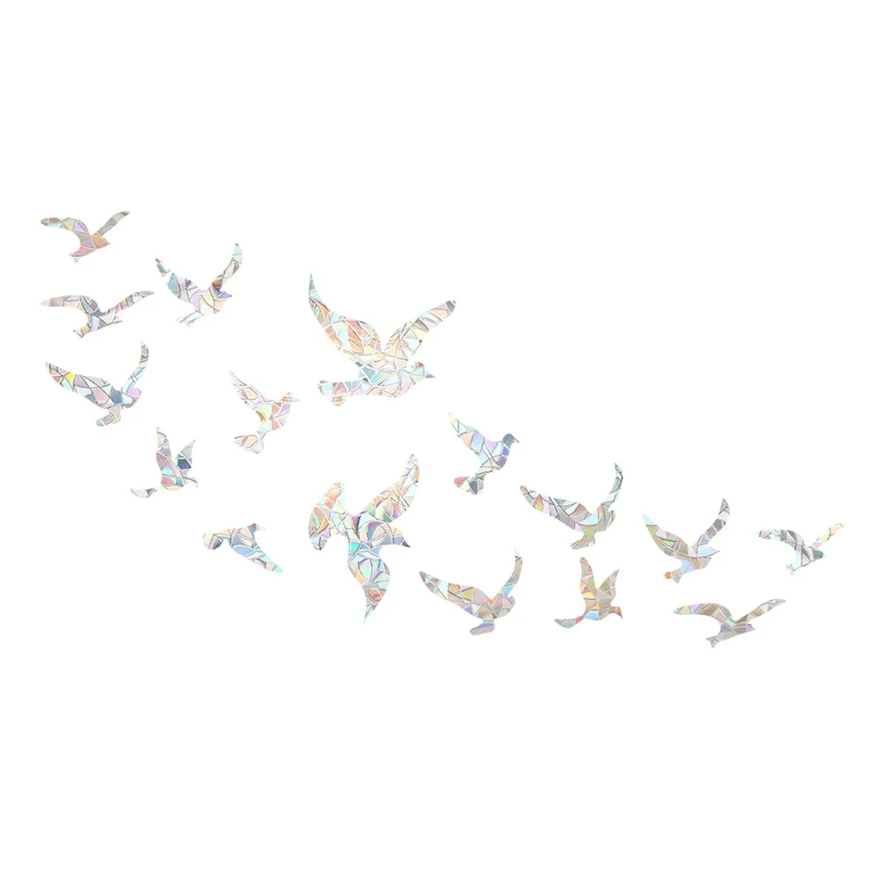 Anti Collision Window Bird Strike Prevention Reusable Multiple Times Smooth Glass Cover Visual Admonition Design