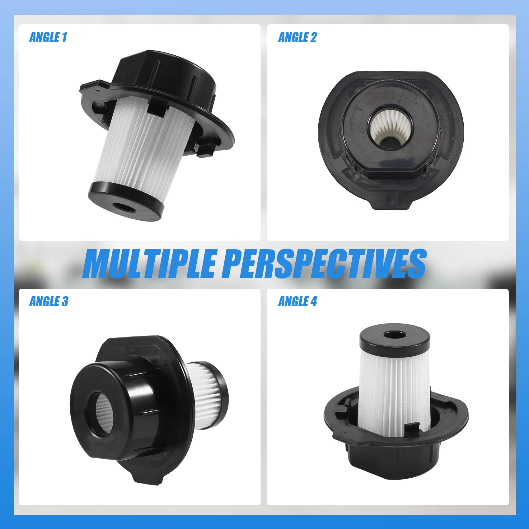 -ABLP 3Pcs 카트리지 필터 부착 Karcher VC4I 진공 청소기 교체에 적합