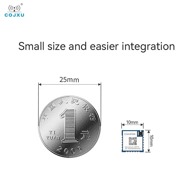 DA14531 Bluetooth to Serial Port Module BLE5.0 COJXU E104-BT52X Low Power Consumption IPEX 3th Small Size SMD Wireless Module