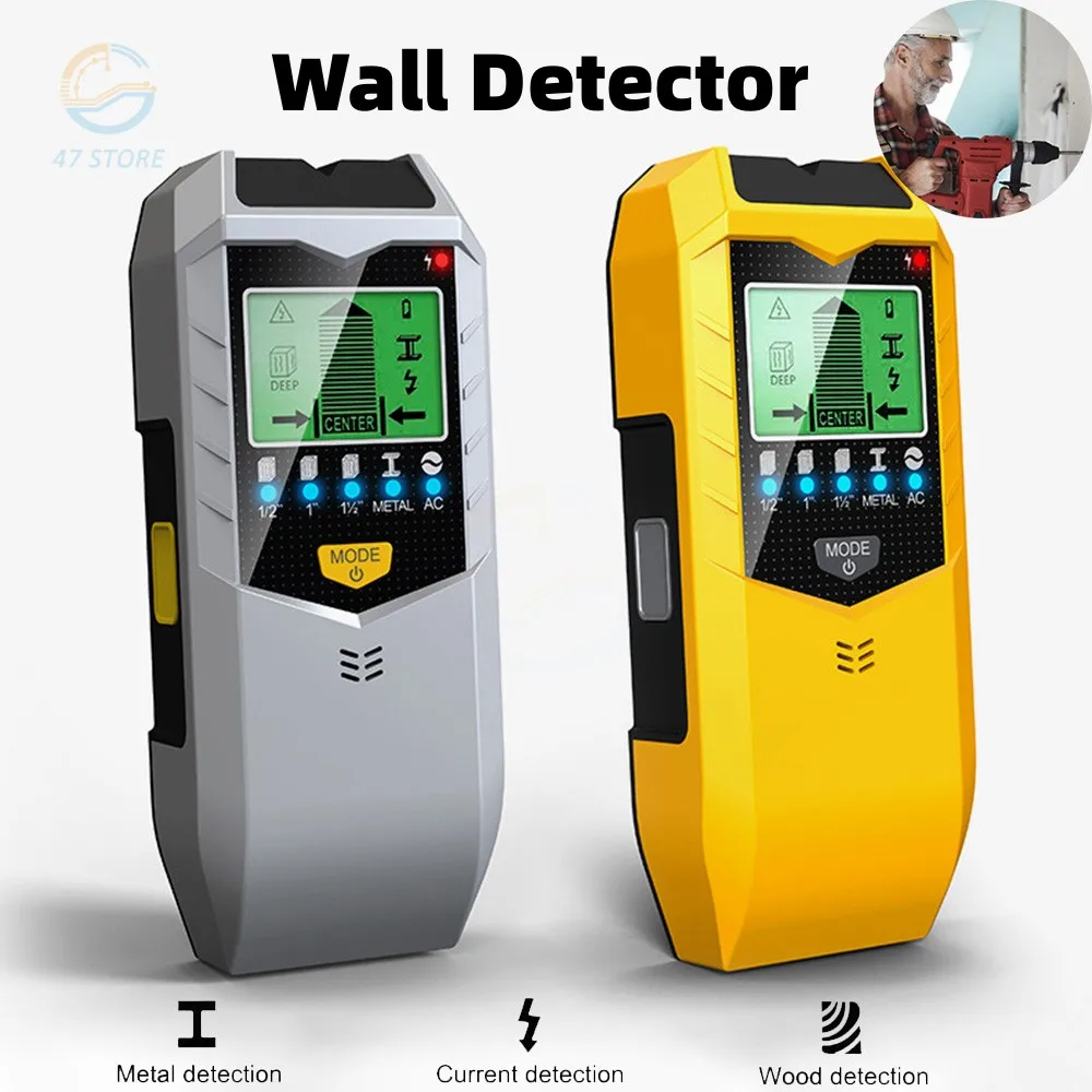 5 w 1 elektroniczny detektor przewodów w ścianie Finders wielofunkcyjny ręczny wykrywacz metali Stud Wood Finder pomiar elektroniczny Instrument