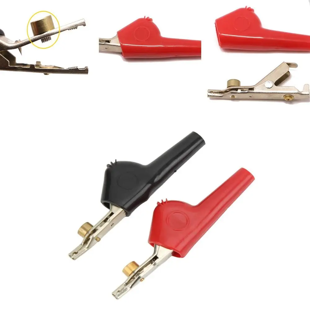 Car Repair Inspection Test Clips Testing Clamps Wire Crocodile Clip Corrosion Resistant For Electrical Projects For Automobile