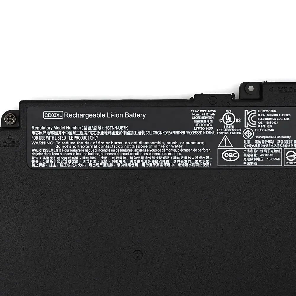 Brand New Original CD03XL 11.4V 48Wh Laptop Battery for HP ProBook 640 645 650 G4 G5 G7 931702-171 931719-850