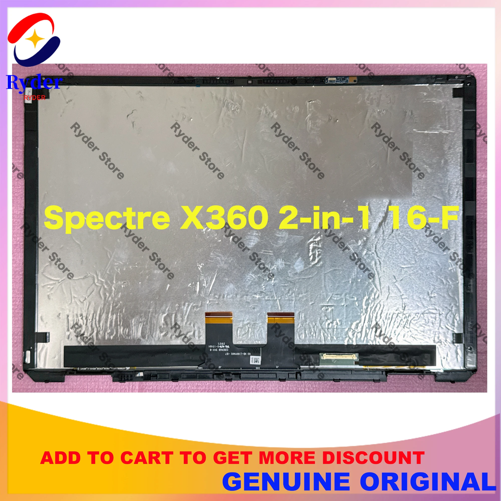 

16-дюймовый сенсорный экран для HP Spectre x360 2-в-1 16-F 16-f1075ng 16-F0035nr 16-F0013DX, замена преобразователя ЖК-дисплея в сборе