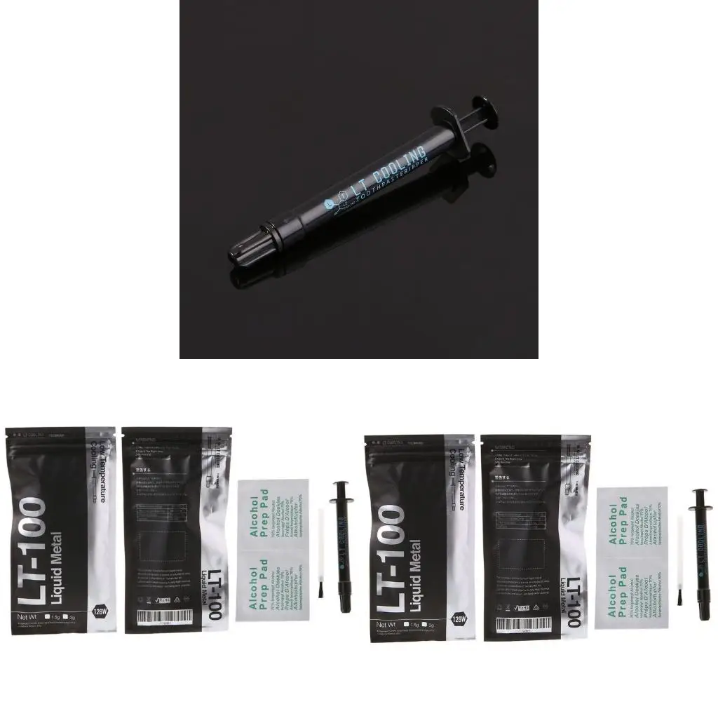 

LT-100 Металлическая охлаждающая паста для радиатора 128 Вт/для m.k Смазка с высокой теплопроводностью