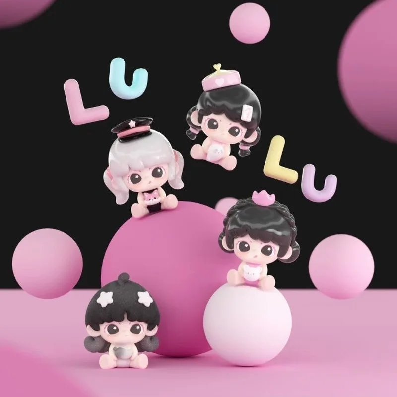 لانسى لولو تخصيص الألوان صندوق أعمى صغير دمية مجموعة الحلي اليدوية العصرية Kawaii مفاجأة هدية لطيف سلسلة تحصيل اللعب