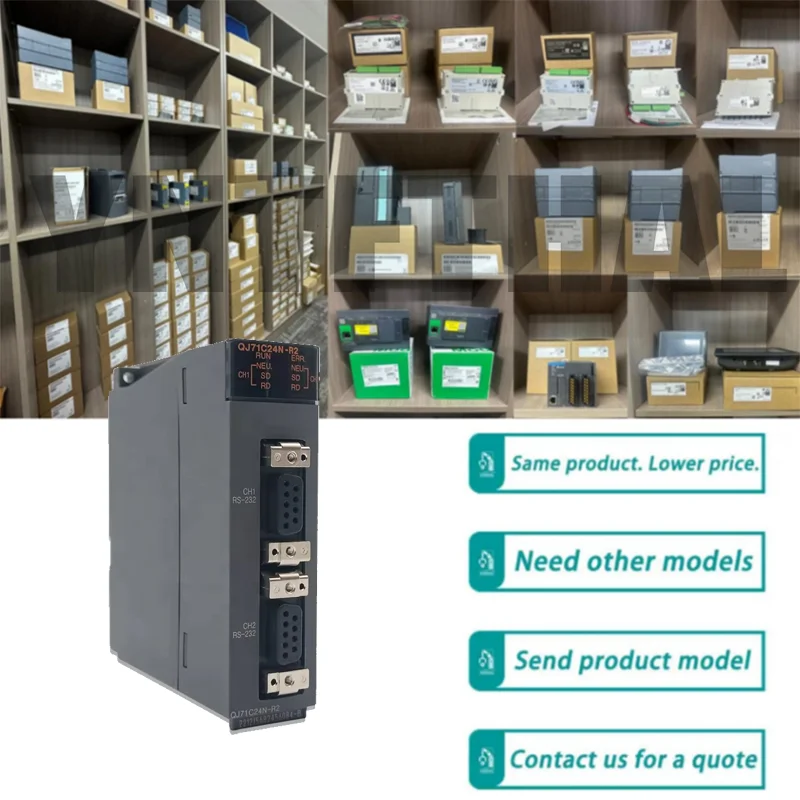 Novo módulo digital original na caixa QJ71C24N-R2S série m1223