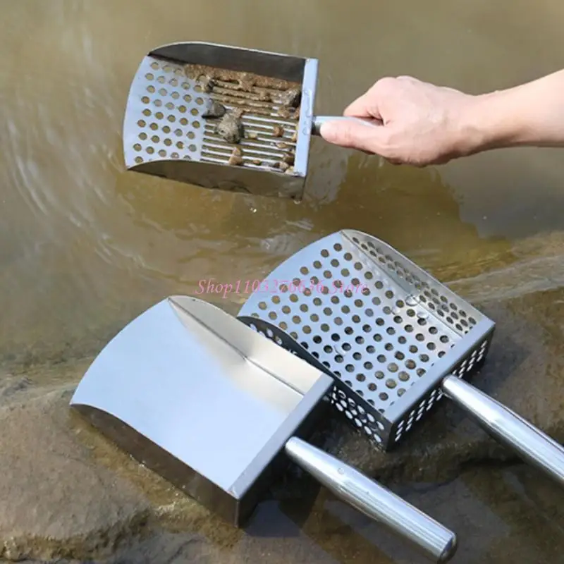 R6FD Multipurpose Seawater Resistant Sand Sieve Shovel For Family Outdoor Activities