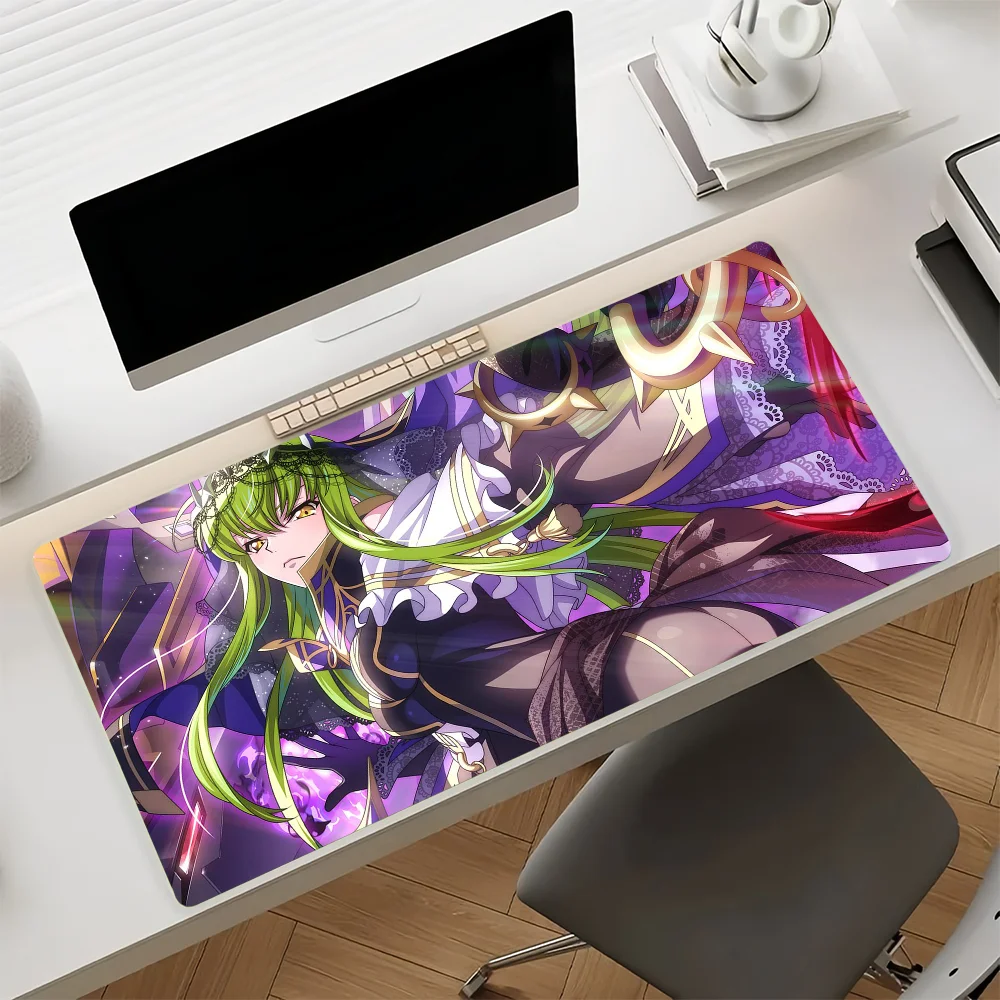 Anime C-Code G-Geass Mouse Pad Anti Slip Rubber Edge Locked Thickened Laptop Gaming Desk Mat