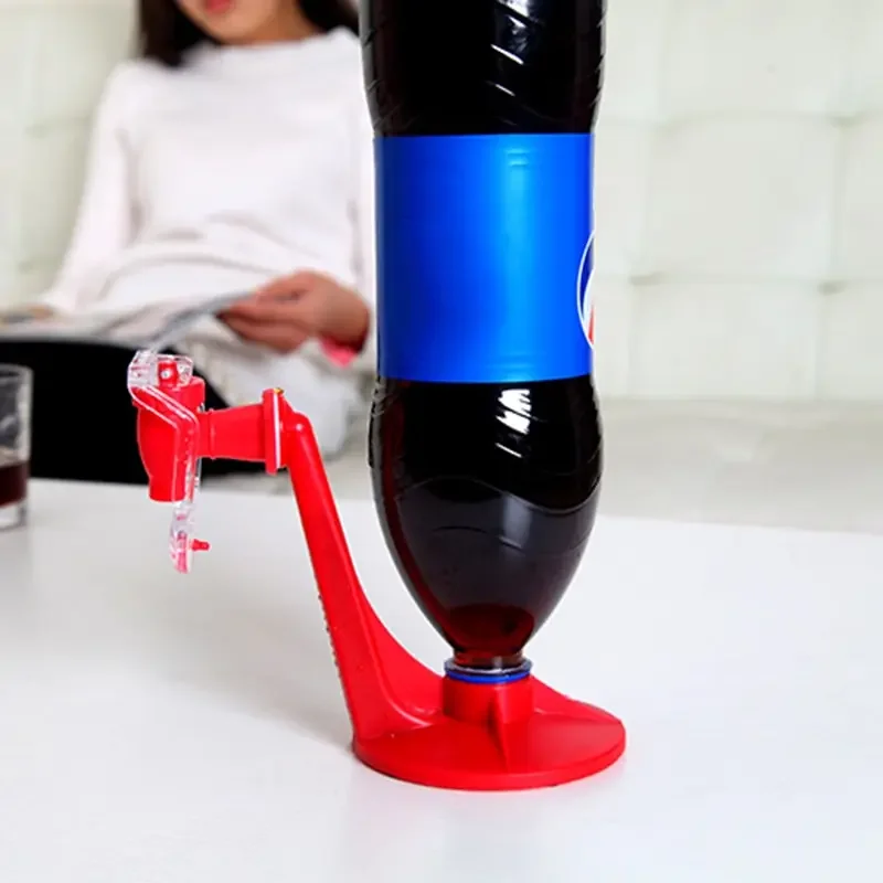 Máquina de bebidas carbonatadas presurizadas Manual creativa, bebedero de Cola portátil al revés para beber agua de Soda, 1 ud.