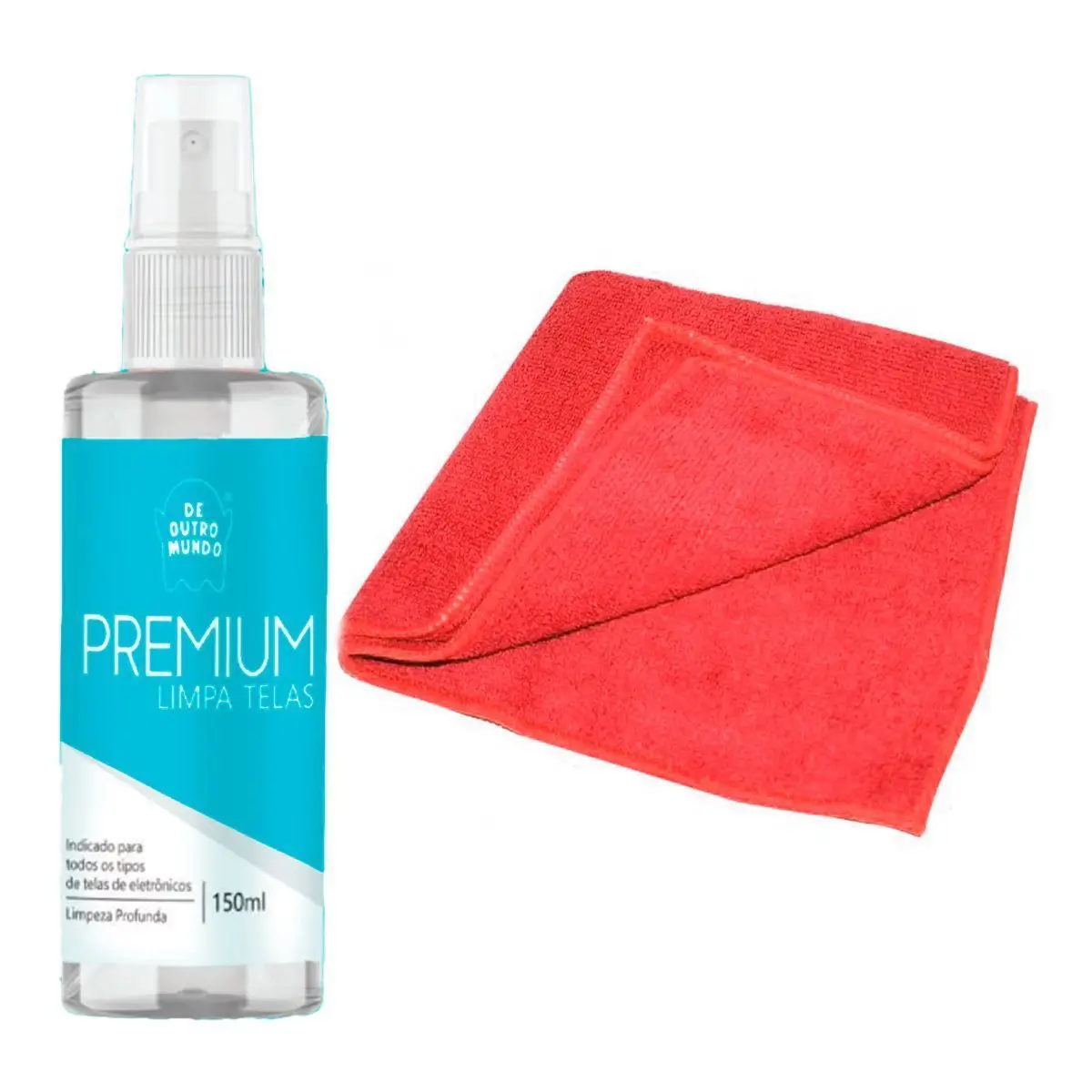 150ml Other World Screen Clean Kit with Red Cloth