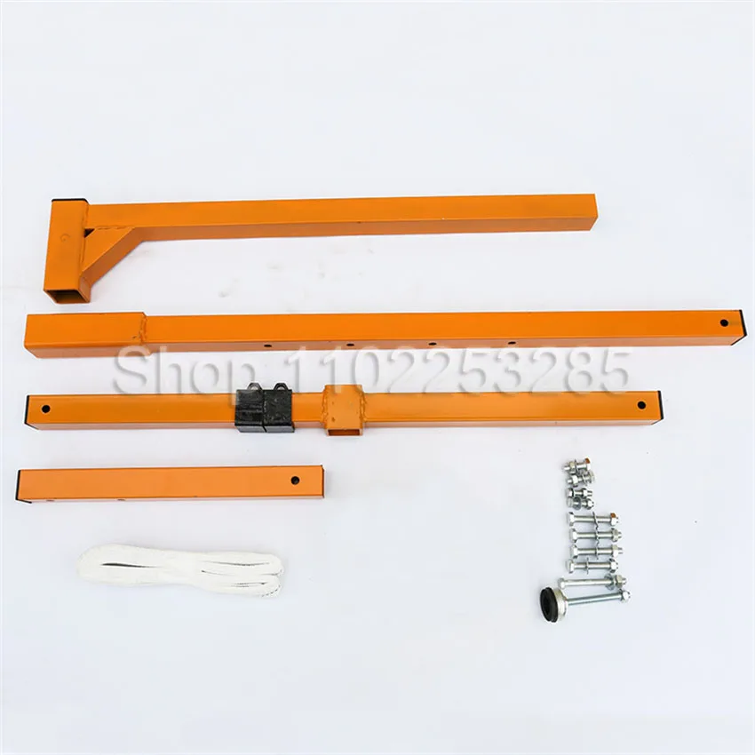 Self-Locking Folding Crane Manual Winch Assembly Tool Installation Stainless Steel Air Conditioning Lifting Tool