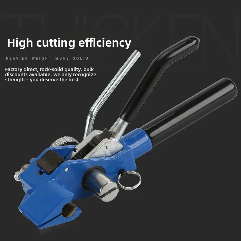 Packaging Equipment Stainless Steel Cable Tie Pliers Manual Cable Tie Gun Cable Tie Tool Lock Fix Cut for Marine Ship Use
