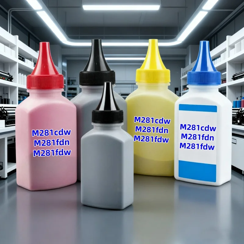 DMYON Toner Powder Compatible for HP Color LaserJet Pro MFP M281cdw M281fdn M281fdw 500 501 502 503A Toner Cartridge Refill