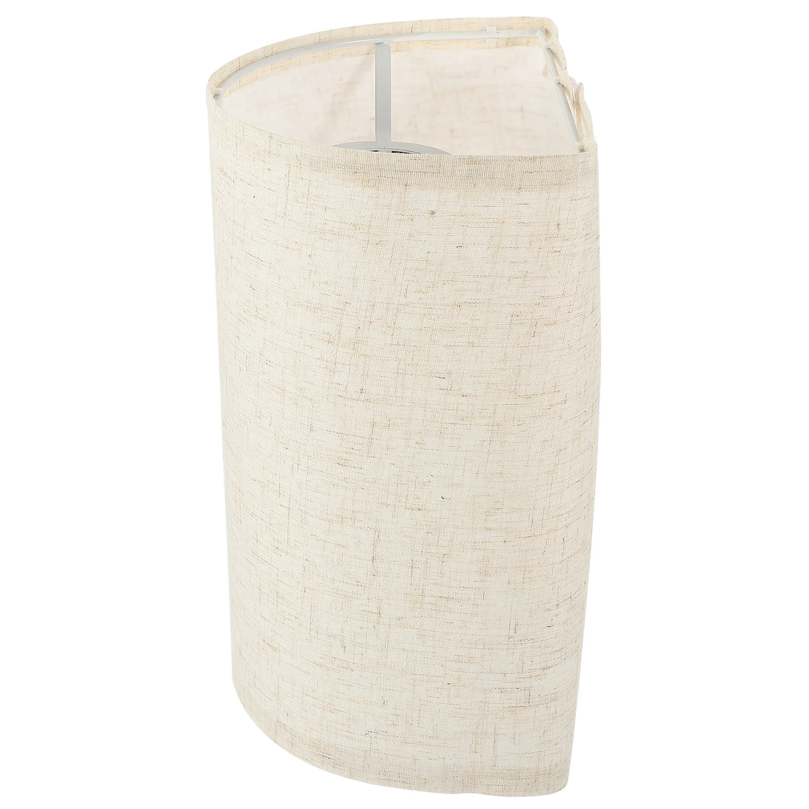 

1pc Linen Lampshade Half Round Fabric Cover For Table Floor Lamp Replacement Modern Rustic Decorative Shade Home Bedroom