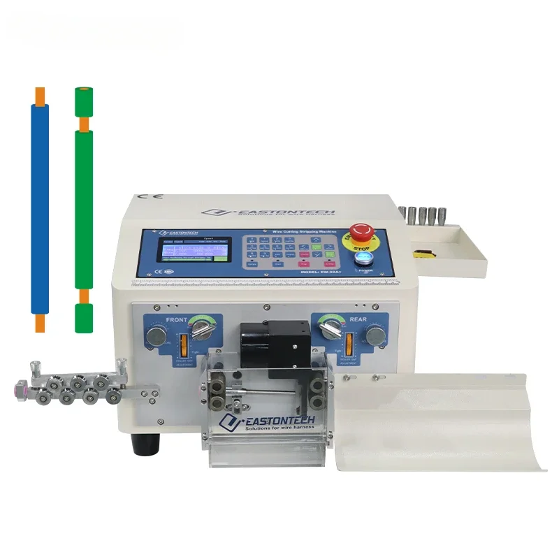 

Fully Automatic Desktop Low Noise Computer Wire Cutting & Stripping Machine EW-02A+ USB Cable Wire Peeling Machine