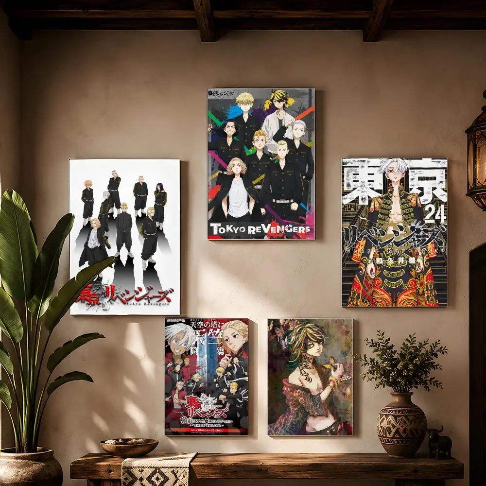 T-Tokyo Revengers Anime Office Decor Modern Home Decor Home Accessories Tear Resistant Living Room Restaurant Poster