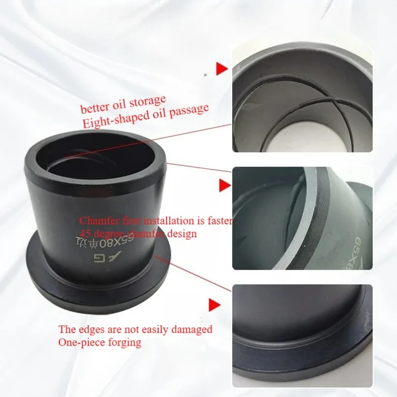 1PC For Kobelco Excavator Bucket Sleeve Straight Bushing Single/Double Side Bucket Arm Accessories