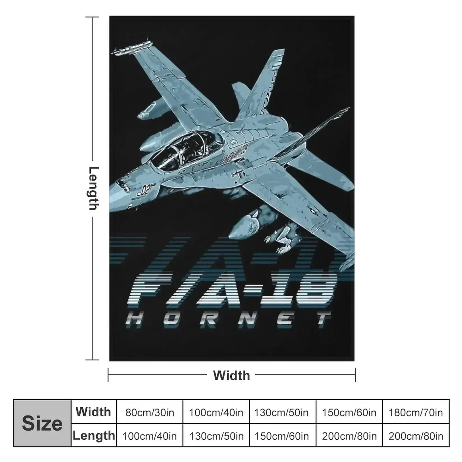 F-18 Hornet Us Air Force Fighter Jet Throw Blanket Heavy Picnic Summer Beddings Blankets