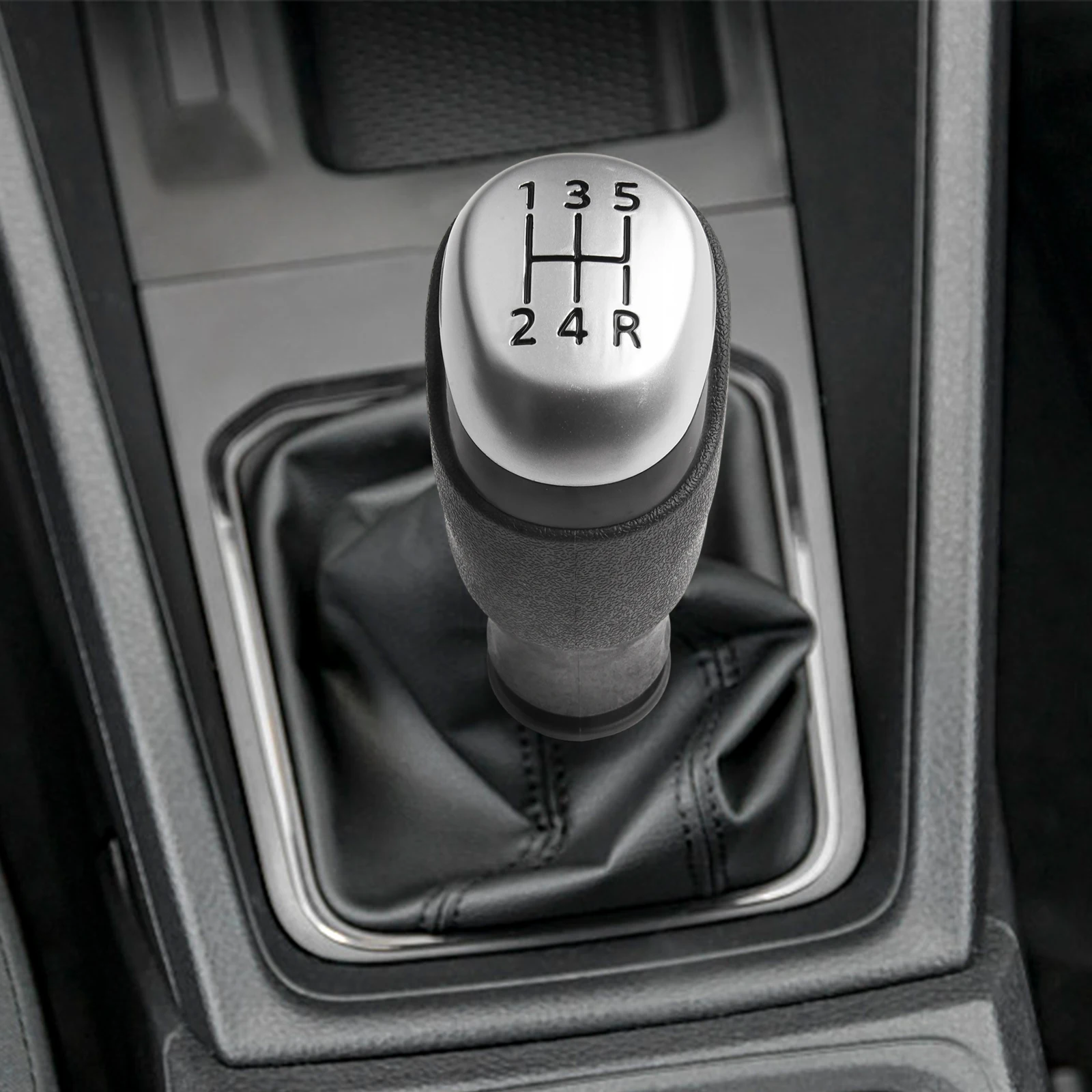 

Car Shift Hand Ball Gear Lever Speed Ball Gear Shift Knob Matte Silver With 5 Speed FOR Renault For Clio 4 IV MK4 2012-2019 Acce