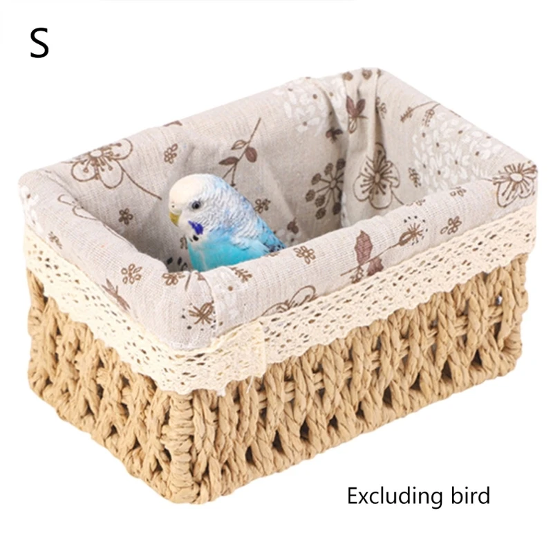 Bird Nest Small Animals House Birdcages Hangable Bird House Small Bird Rest Beds