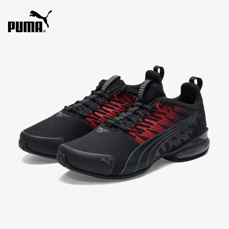 Puma genuine Voltaic Evo new men's black and red low top running shoes 379601-39