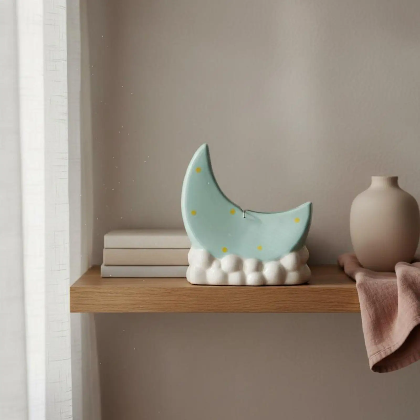 Ceramic Coil Holder Home Decor Organizer with Sturdy Build for Lounge